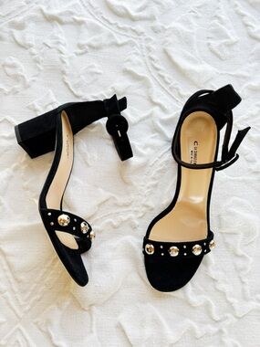 La Canadienne Rocky Stud Heeled Sandal Size EU 36 US 5.5